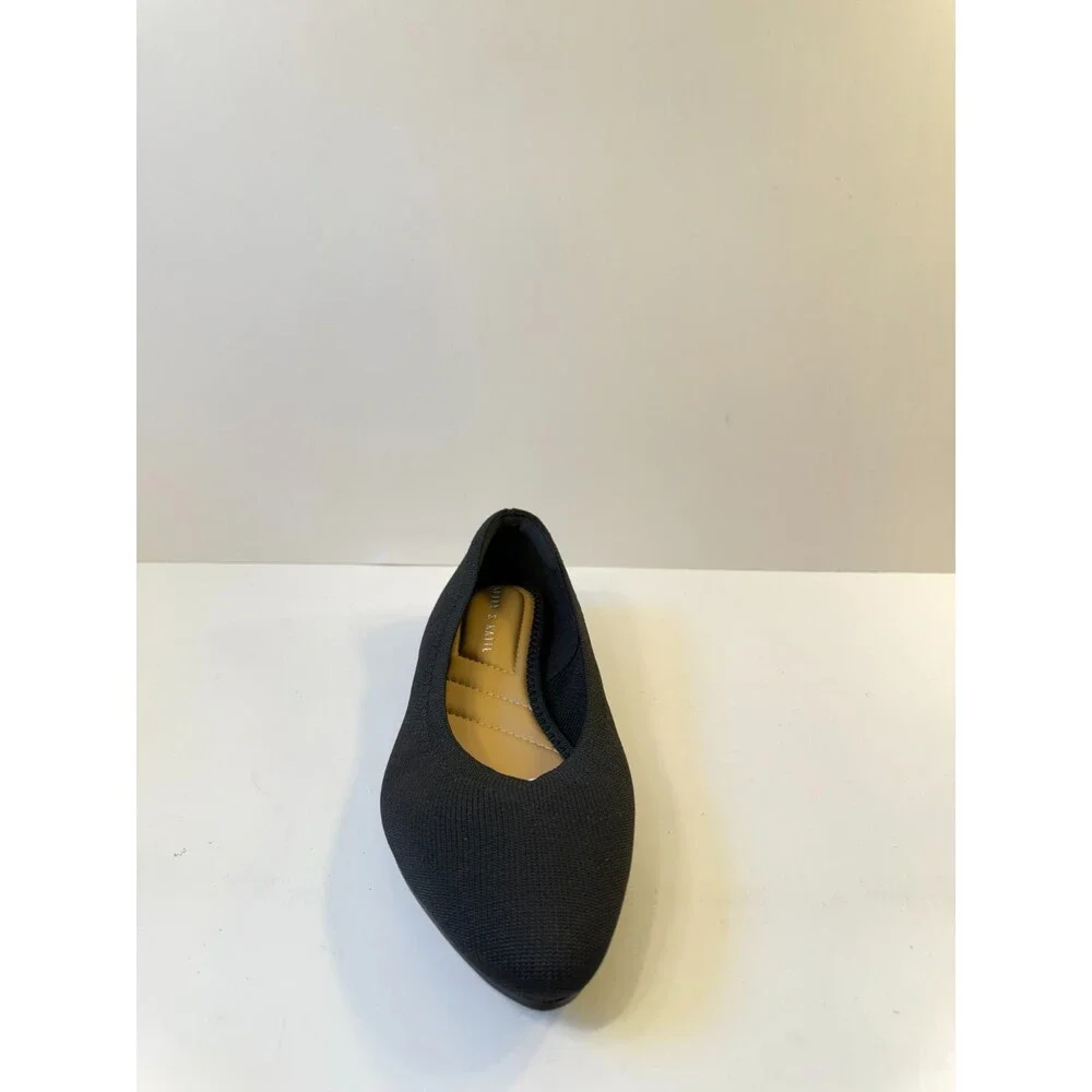 Kelly & Katie Womens Flats Black Suede US 6.5